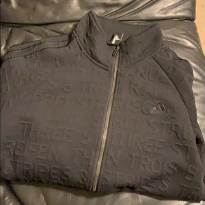 Men's jacket 3D letter Adidas jacket